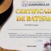 Certificado de Batismo